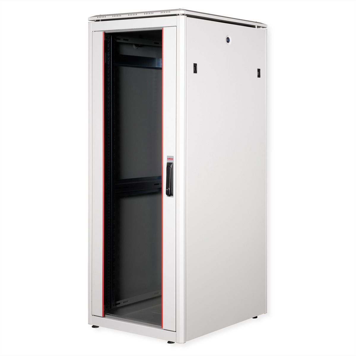 ROLINE 19-inch netwerkkast Pro 32 U, 600x800 BxD Glazen deur grijs