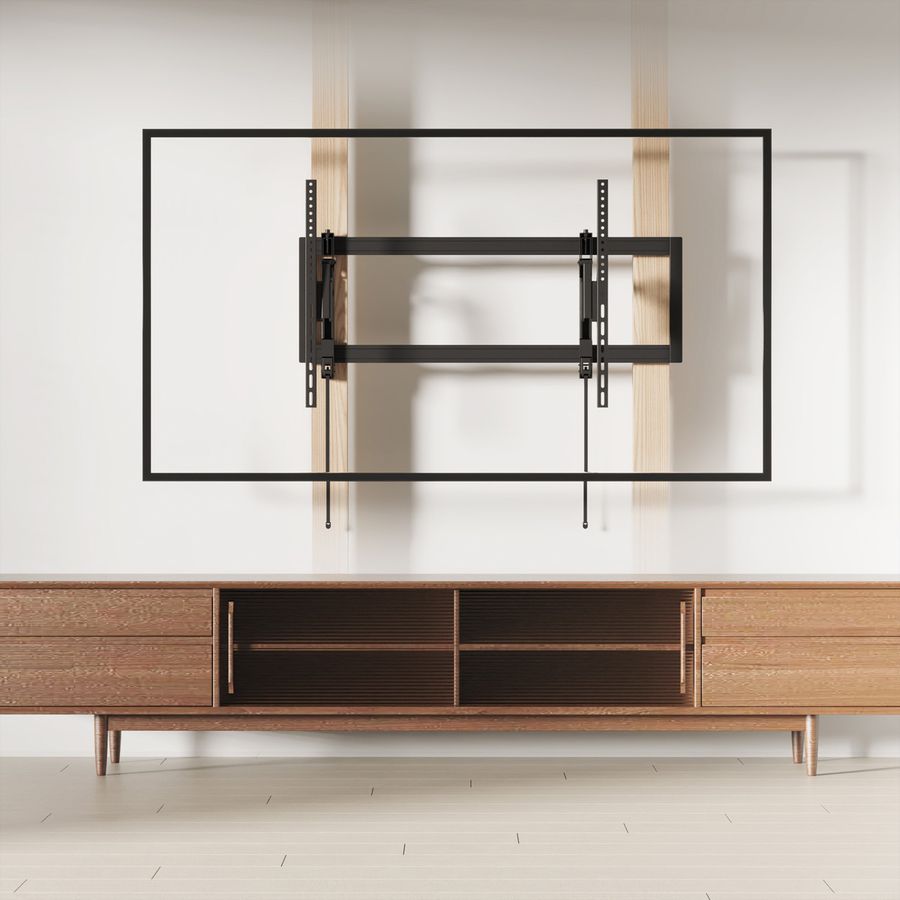 VALUE TV-Wandhalterung, hochbelastbar, ausziehbar, neigbar, <80 kg, <266,7 cm (105"), 1000 x 600