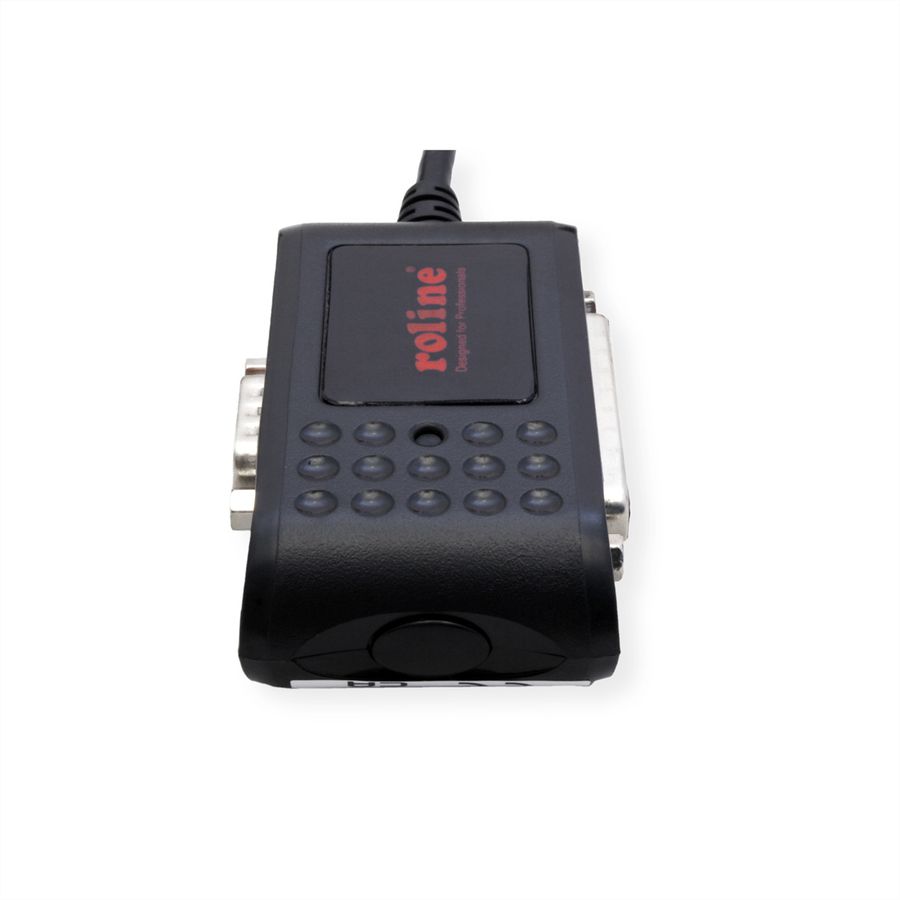 ROLINE Converter Cable USB to RS-232+DB25
