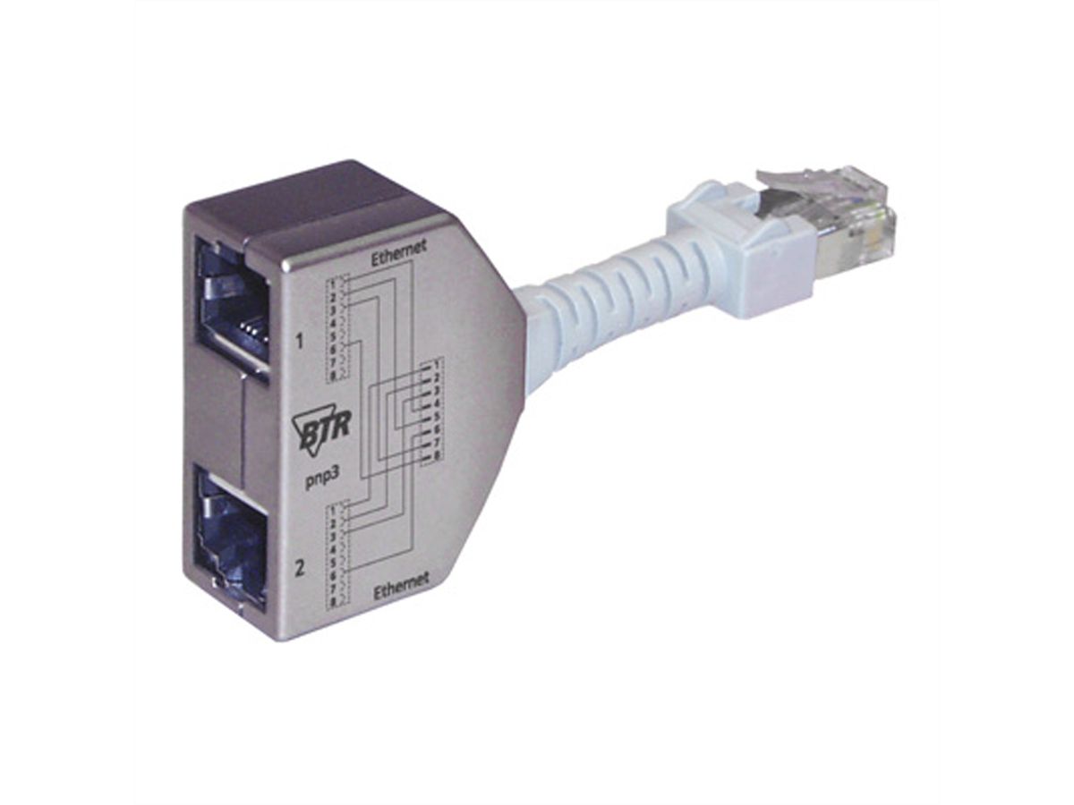 BTR Cable Sharing Adapter pnp3, Ethernet/Ethernet, 2 St.