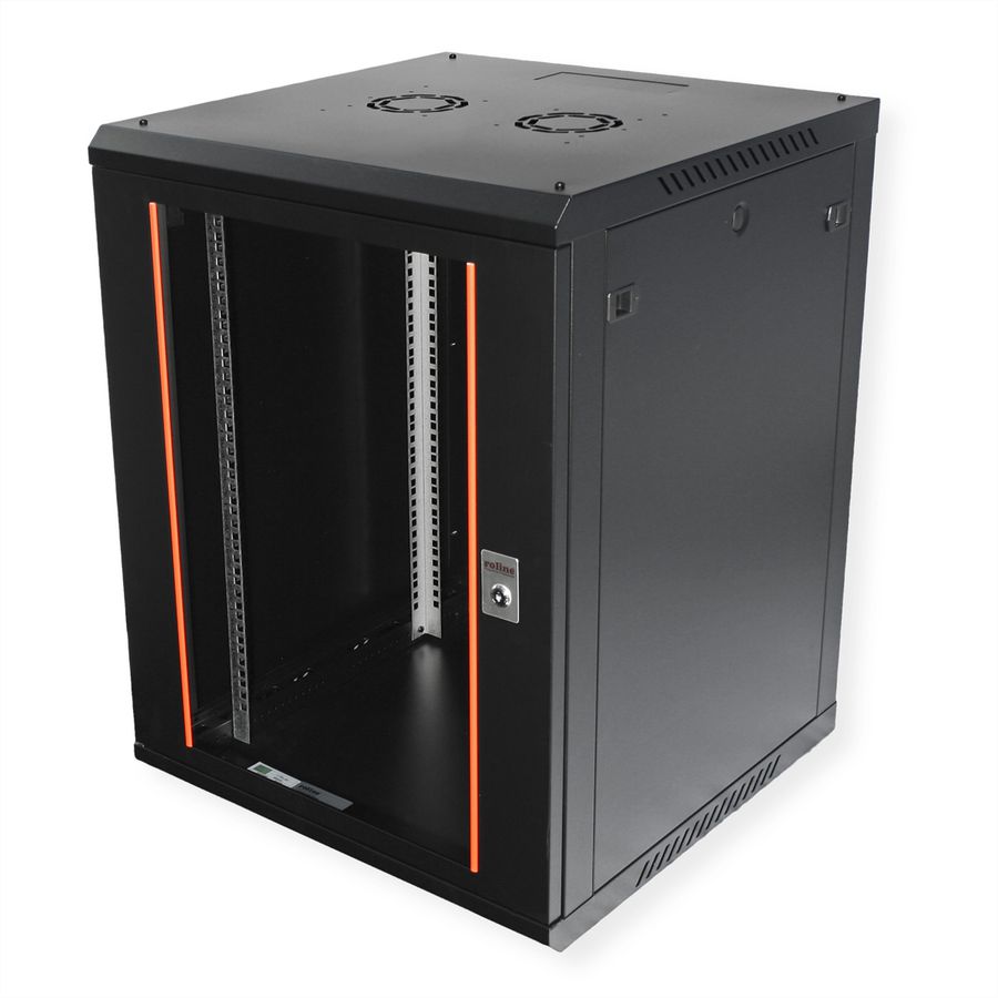 ROLINE 19" Wall Cabinet Basic Plus 15U, 600x600 BxT black