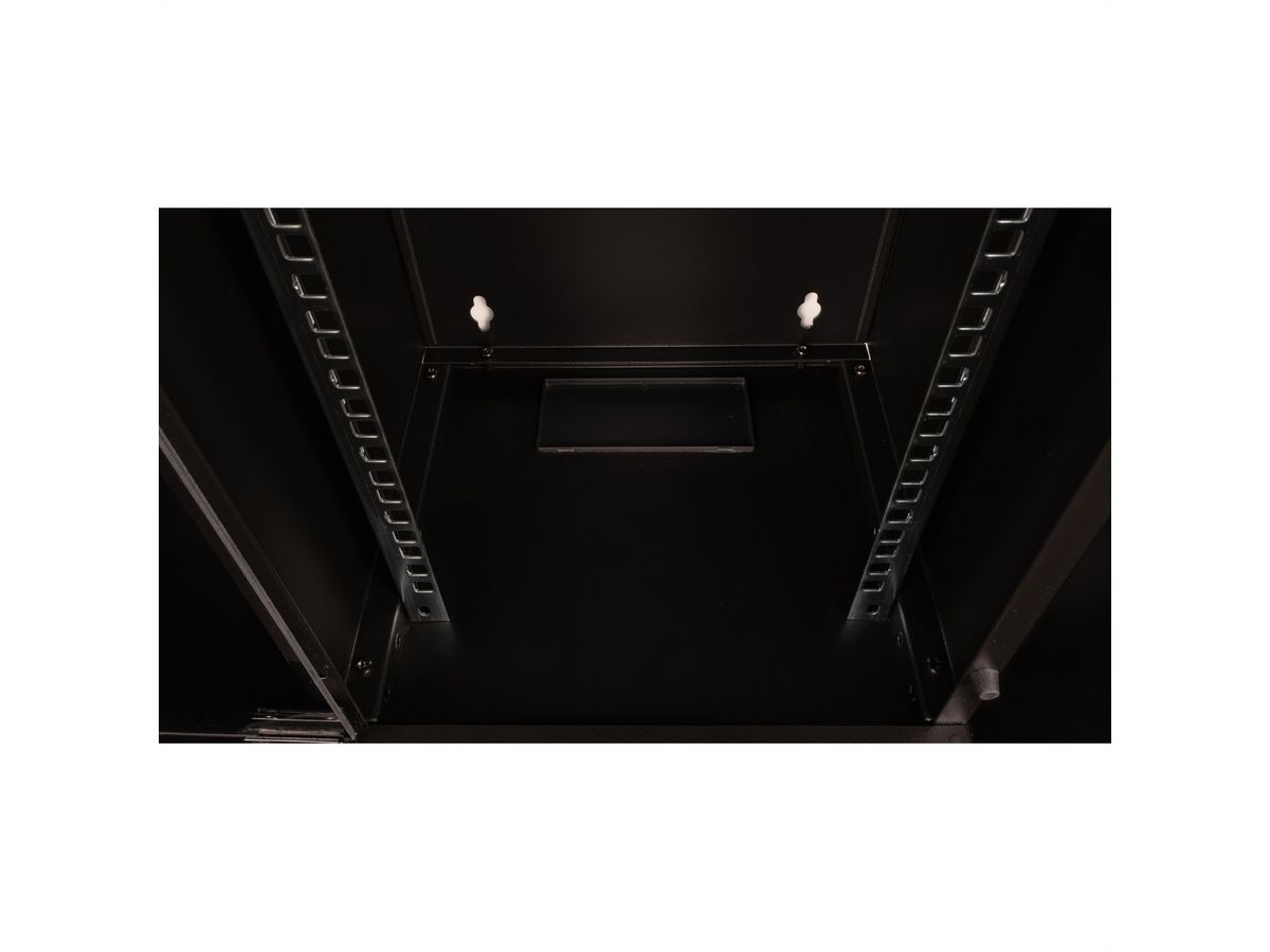 ROLINE 10-inch wandbehuizing 12 U, 312x300 BxD zwart