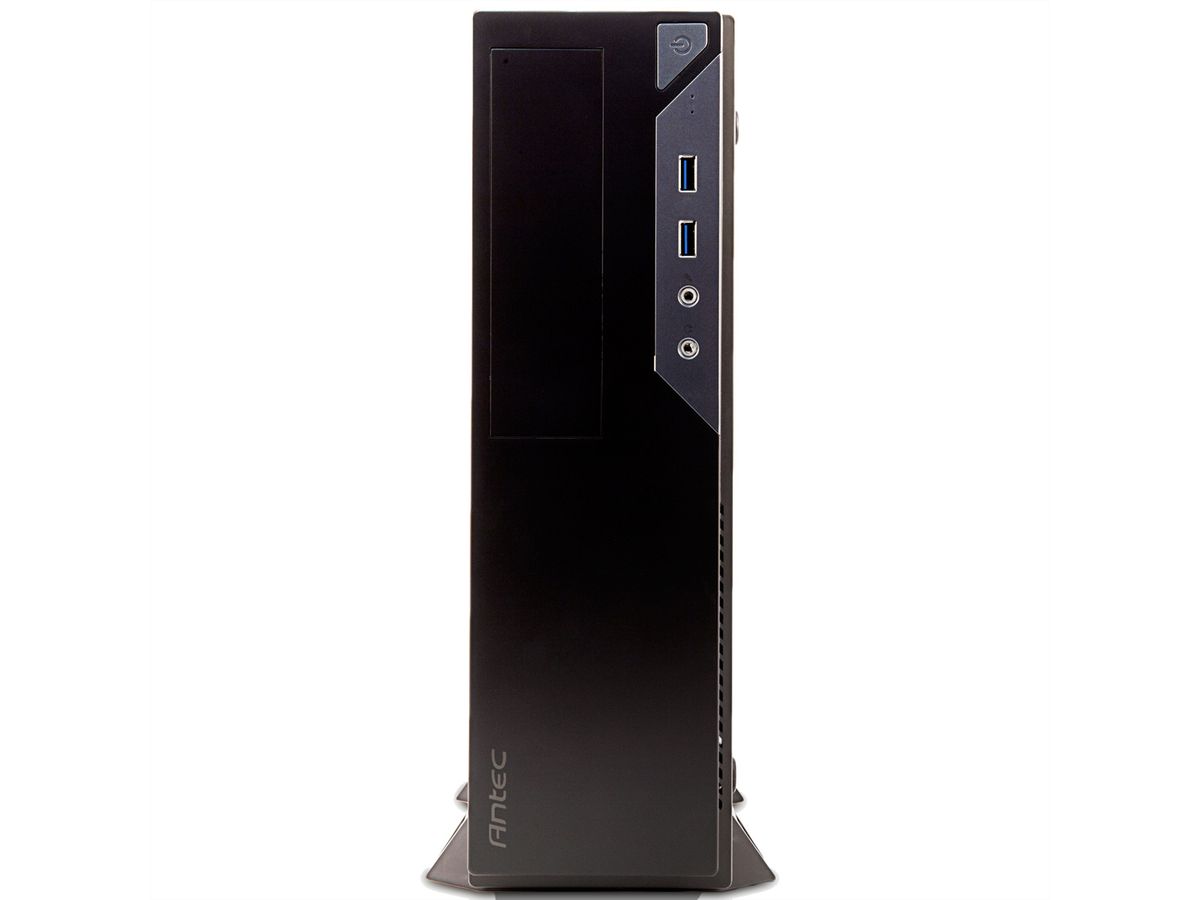 ANTEC VSK 2000 U3 Slim Desktop PC Case ATX, black