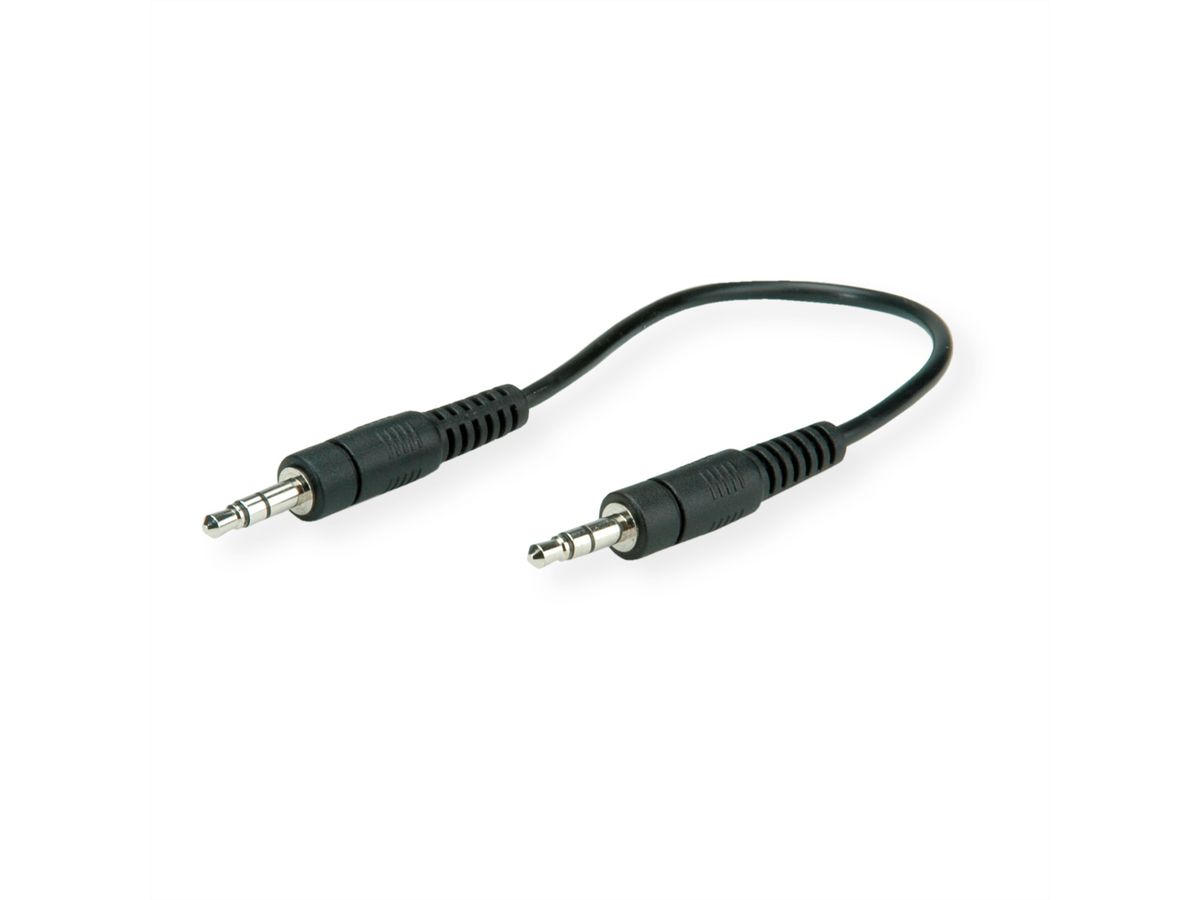 ROLINE 3,5mm jack audiokabel M/M, 0,2 m