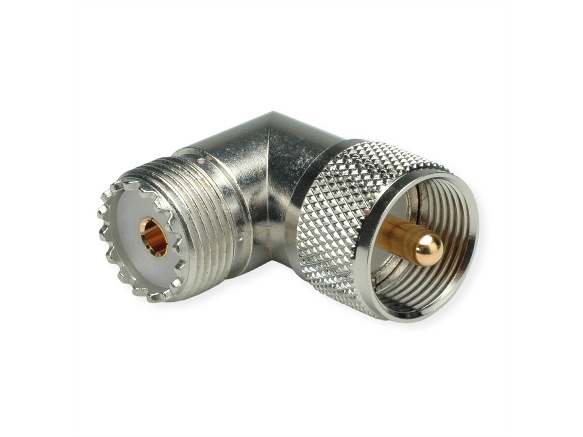 TELEGÄRTNER UHF-Winkelverbinder, Stecker / Buchse