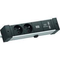 BACHMANN SCHAKELAAR 2xUTE 1xUSB Oplader 2,0m GST18