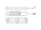 BACHMANN SMART 4xCEE7/3 black power 1.5m CEE7/7