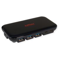 ROLINE USB 3.2 Gen 2 Hub, 7-voudig (3x Type C + 4x Type A)
