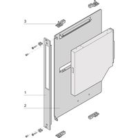 SCHROFF CPCI-module voor stationsunit Slim Line CD/DVD, HD 1x 2,5", 6 HE, met frontpaneel
