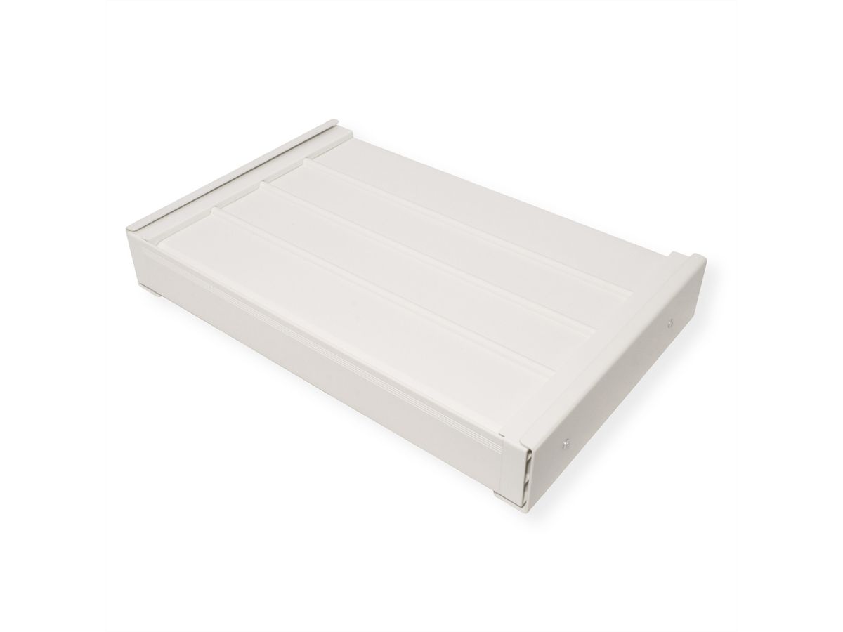 VALUE Ultra-Slim Underdesk Mount Storage Drawer, 420 mm width, white