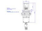 BACHMANN ELEVATOR 1xUTE 1xHDMI 1xCAT6A 90° 0.5m GST18