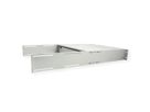 ROLINE 19-inch keyboard rack 2 U, 400 T lockable grey