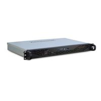19" Server behuizing, 1UH, 1U-K-125L, zwart
