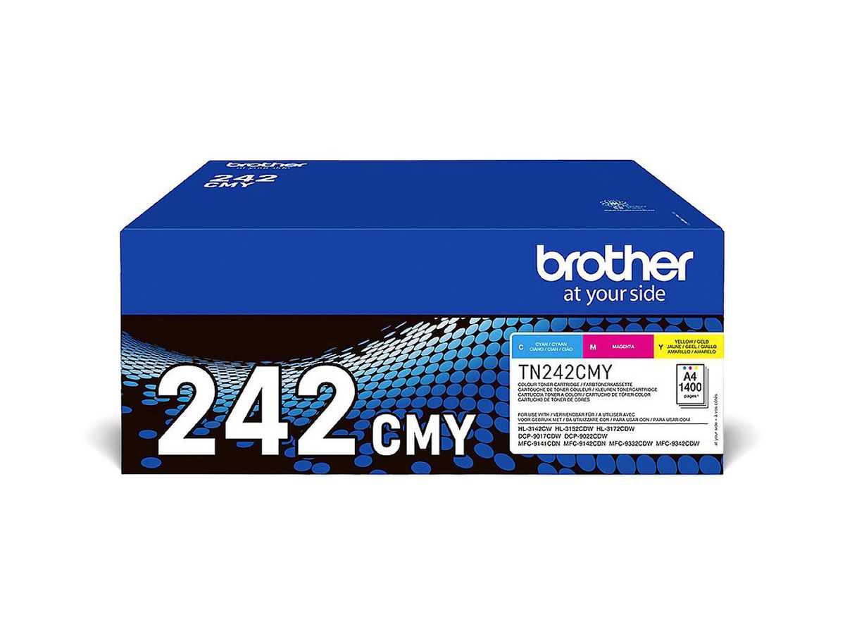 Brother TN-242CMY toner cartridge 1 pc(s) Original Cyan, Magenta, Yellow