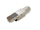 ROLINE veldmontage RJ-45 connector Cat.6A (Klasse EA), STP, zilver