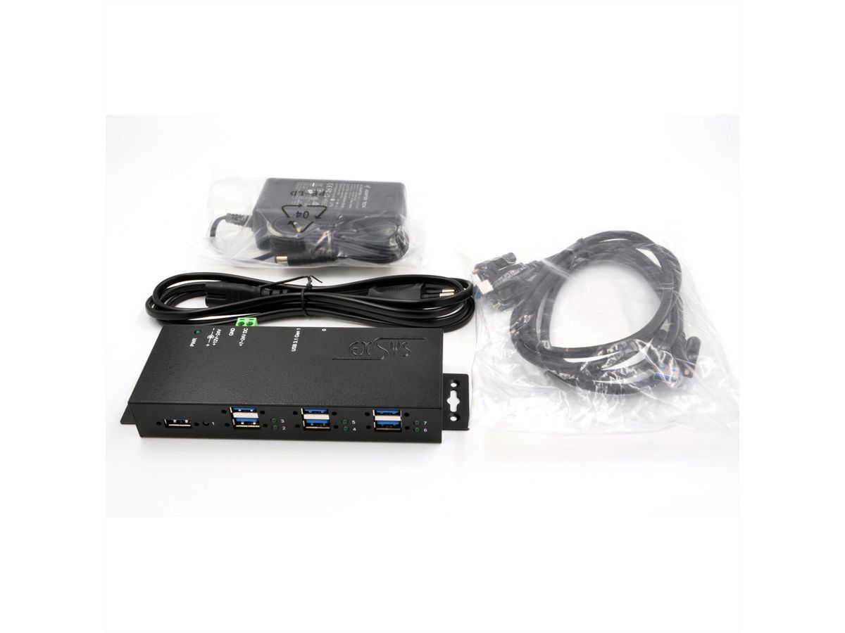 EXSYS EX-1189HMVS-3 7 Port USB 3.2 Gen1 HUB