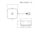 VALUE 4-voudige stekkerdoos, met schakelaar en afneembare beschermkap, wit, 1,5 m