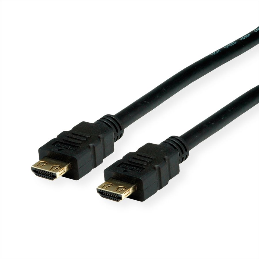 VALUE HDMI Ultra HD Cable + Ethernet, M/M, Resistant Plug, black, 10 m