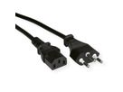 VALUE Power Cable, Straight IEC, CH, black, 1.8 m