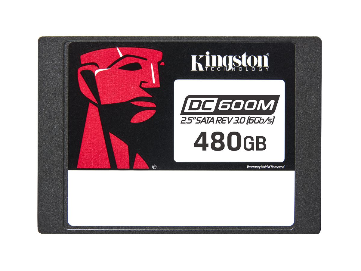 Kingston Technology 480G DC600M (gemengd gebruik) 2,5 inch Enterprise SATA SSD