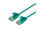 ROLINE RM UTP Data Center Patch Cord Cat.6A (Class EA), Slim, green, 1 m