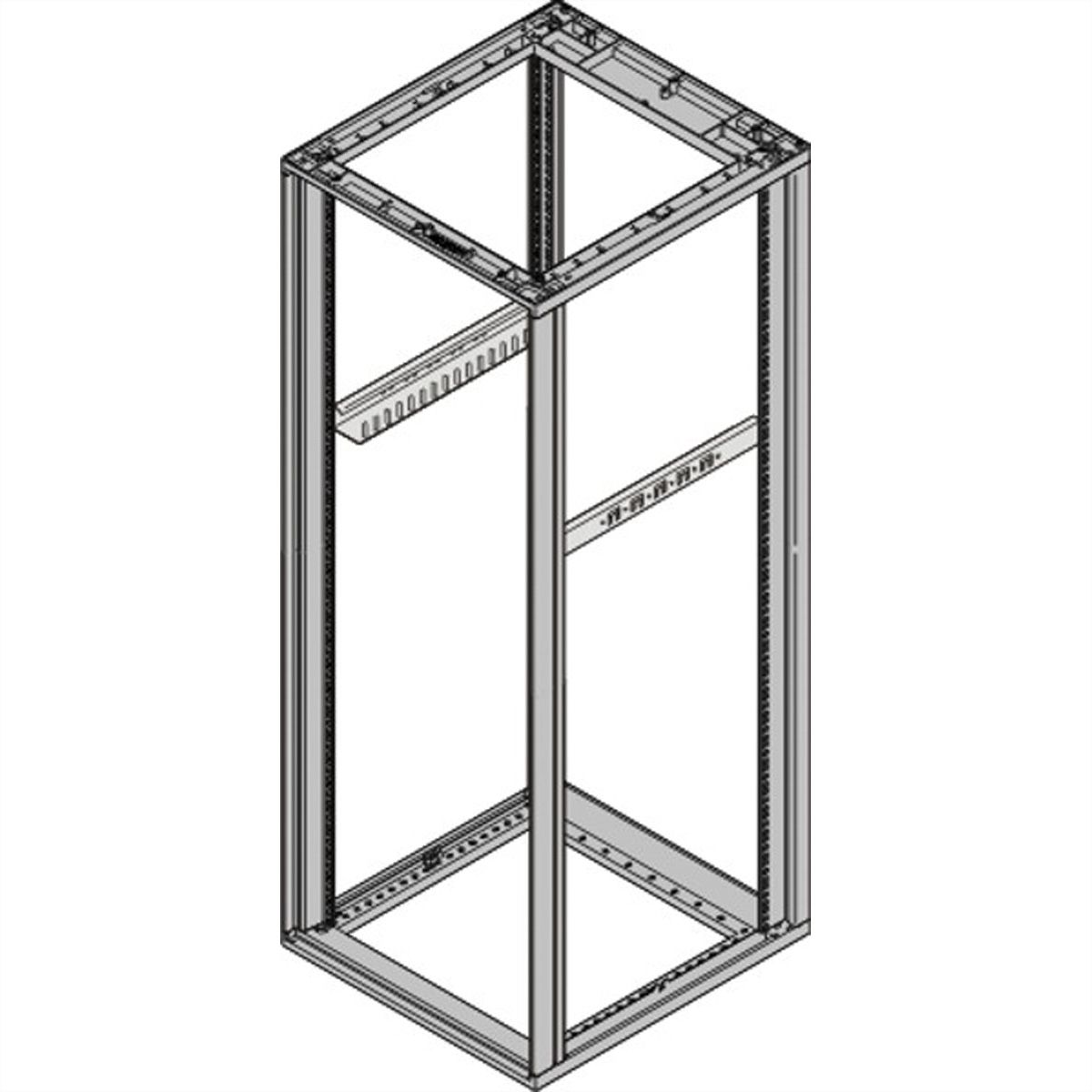 SCHROFF Novastar Geleiderail, 25 kg, 500D, 1 paar