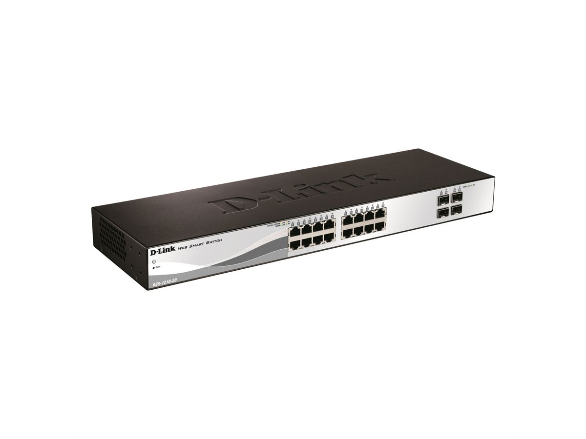 D-Link DGS-1210-20 20-Port Layer2 Smart Managed Gigabit Switch