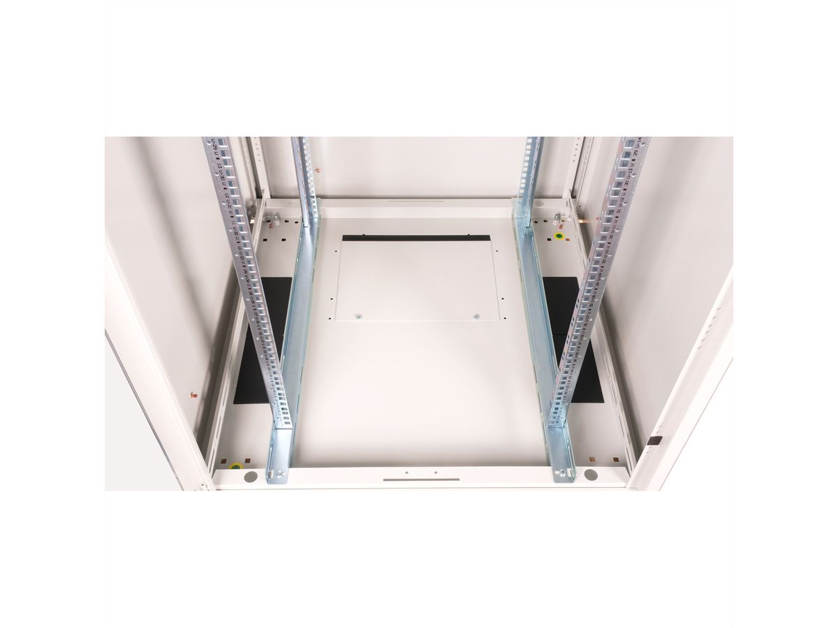 ROLINE 19-inch netwerkkast Basic 42 U, 800x800 BxD Glazen deur grijs