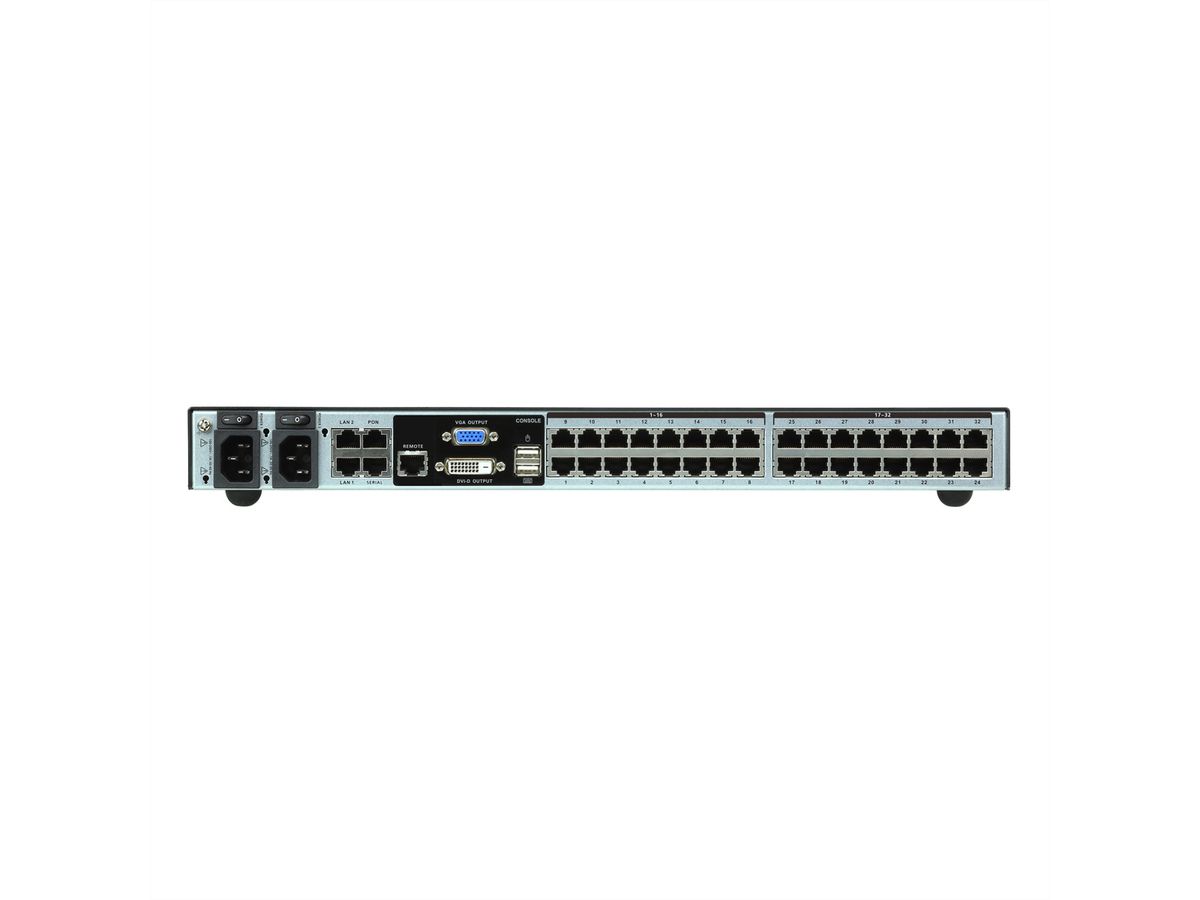 ATEN KN8132V 32-poorts Multi Interface, Cat 5 KVM over IP 1 Lokaal 8 Remote Access