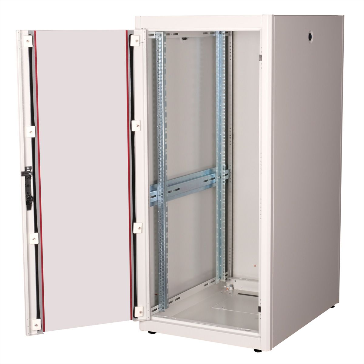 ROLINE 19-inch netwerkkast Basic 26 U, 600x800 BxD Glazen deur grijs