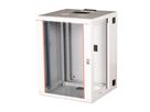 ROLINE 19-inch wandbehuizing Pro 16 U, 600x600 BxD tweedelig draaibaar grijs