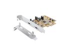 EXSYS EX-12003 USB 3.2 Gen2 PCIe 2x C-poorten