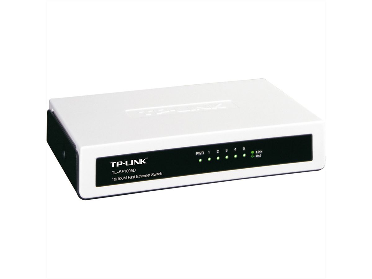 TP-LINK TL-SF1005D 5-Poorts 10/100 Ethernet Switch