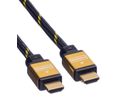 ROLINE GOLD HDMI HighSpeed Kabel met Ethernet, M-M, 7,5 m