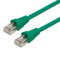 TELEGÄRTNER RJ45 Patch Cord S/FTP, Cat.6A, LSZH, green, 0.25 m
