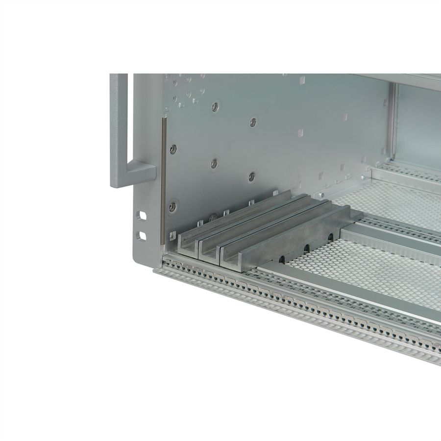 SCHROFF Guide Rail Standard CPCI, Aluminum, 160 mm, Groove Width 12,3mm, grey, 2 Pieces