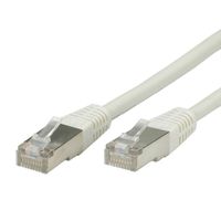 VALUE F/UTP Cat.5e (Class D) patchkabel, grijs, 0,5 m