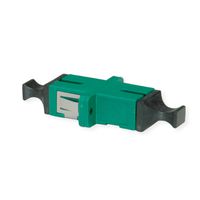 TELEGÄRTNER SC/APC koppeling, singlemode, Keramische huls, kunststof behuizing groen