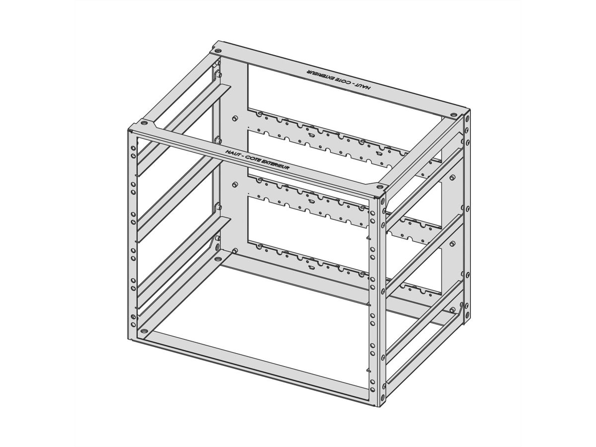 SCHROFF Aan boord rek 9 U, 84 PK