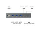 EXSYS EX-1224HM Laptopständer mit abnehmbarer 7 in 1 USB-C Dockingstation