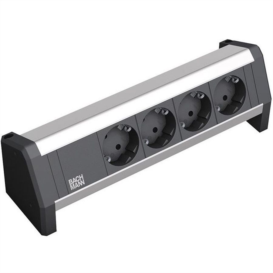 BACHMANN DESK 4x Geaard stopcontact