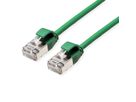 ROLINE F/UTP DataCenter Patchkabel Cat.6A (Class EA), LSOH, extra dun, groen, 2 m