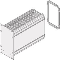 SCHROFF Frame Insteekeenheid Achterpaneel, uitsparing voor meerdere aansluitingen, 3 HE, 28 PK