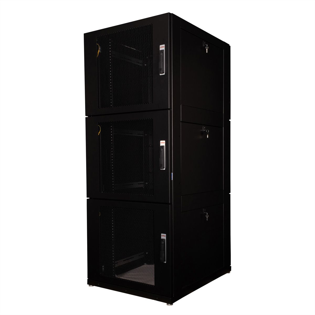 ROLINE colocation-kast 47HE 800x1000 mm, 3 compartimenten, zwart