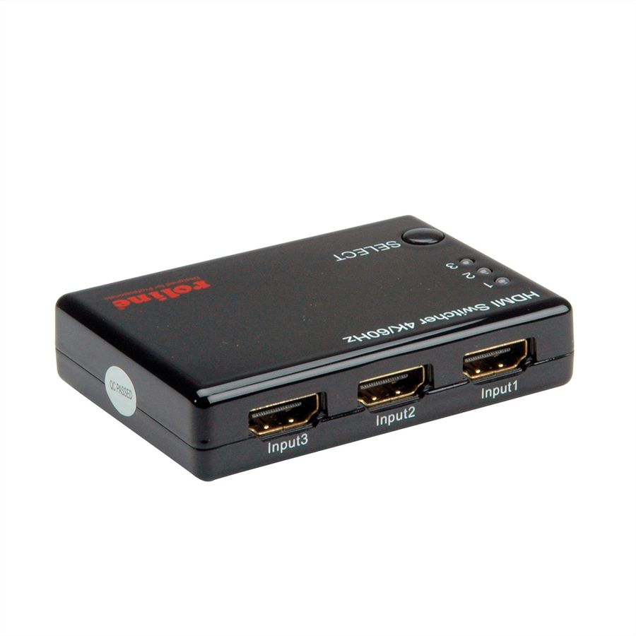 ROLINE 4K HDMI Switch, 3-voudig