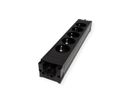 BACHMANN STEP BASE 5x earthing contact, black