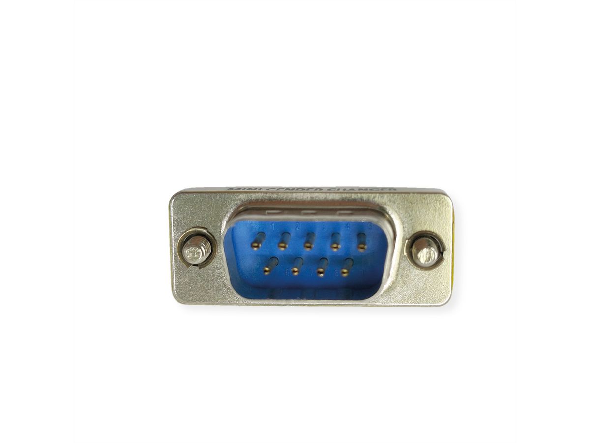 VALUE Mini Gender Changer, 9-pin M - M