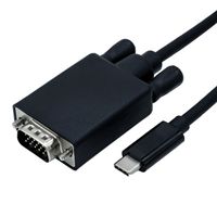 ROLINE USB Type C - VGA Cable, M/M, 1 m