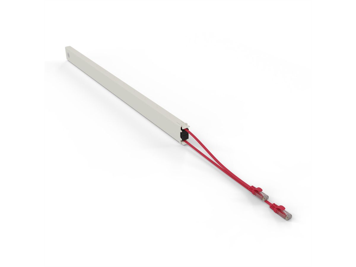 patchbox.one Kassette 46RU UTP rot Cat.6a 2,5m