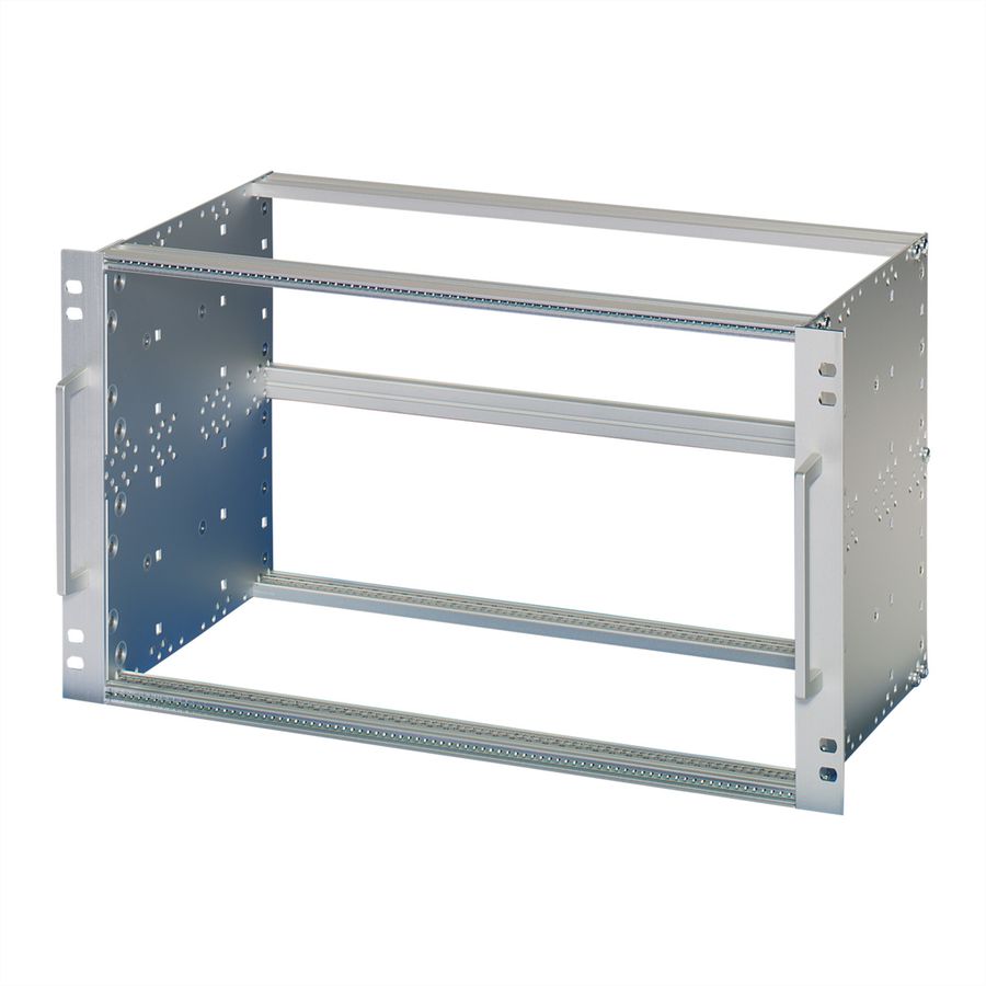 SCHROFF EuropacPRO 19" Subrack Kit for Railway, Retrofit Shielding, EN 50155, 6 U, 84 HP, 235 mm